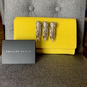 Philipp Plein Claw Clutch
